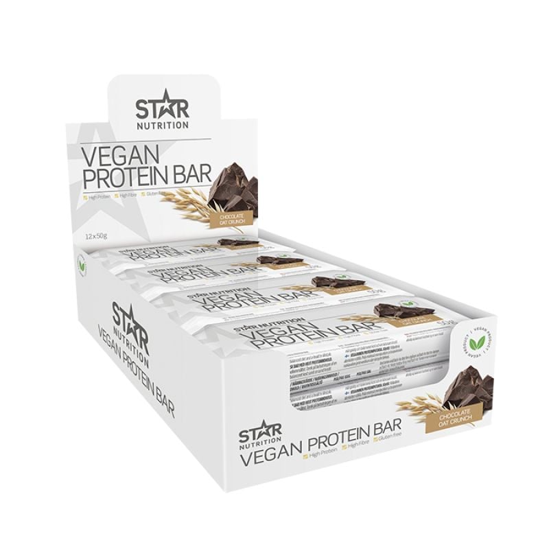 Star Nutrition Vegan Protein Bar Chocolate Oat Crunch