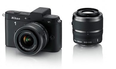 Nikon 1 V1 Spegellos systemkamera och lins