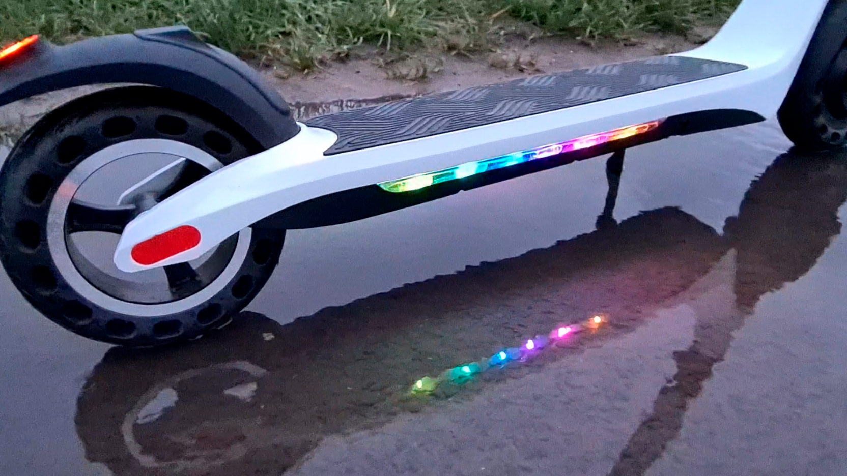 Nitrox Joy V2 electric scooter RGB LED lights underneath