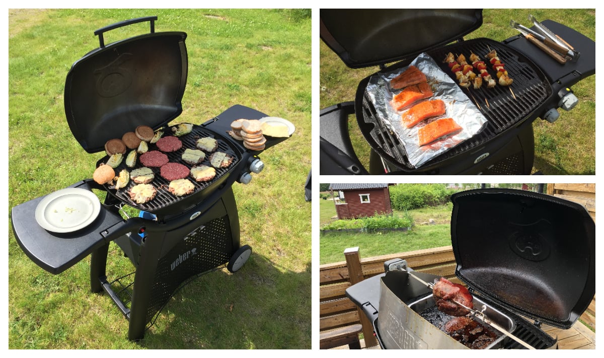 Weber Q 3200 grill och rotisserie