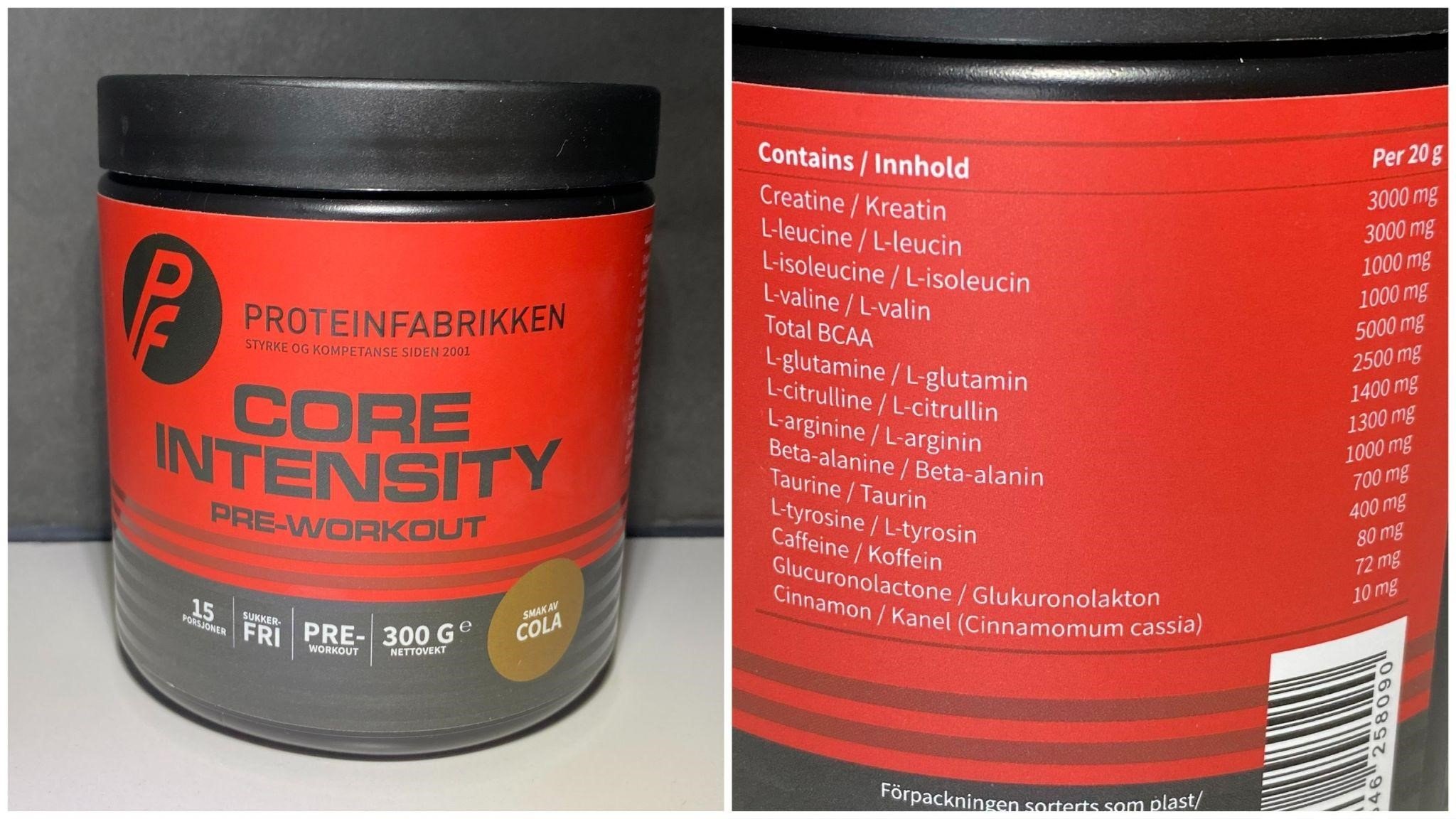 Core Intensity Proteinfabrikken