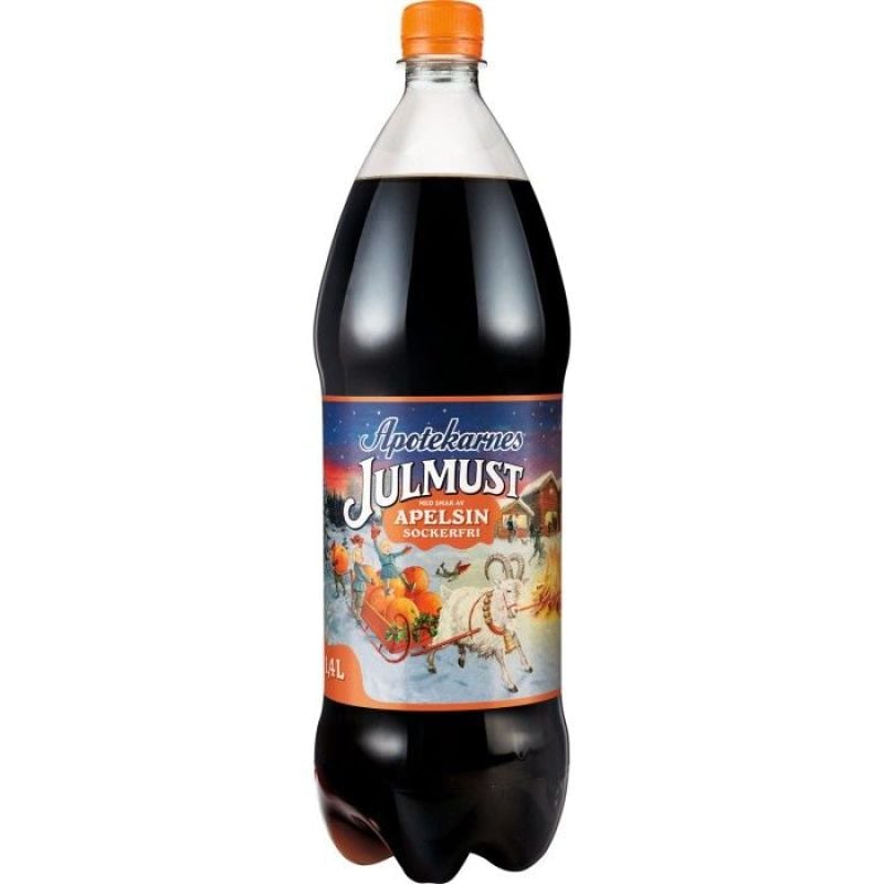 Apotekarnes Julmust Apelsin Sockerfri