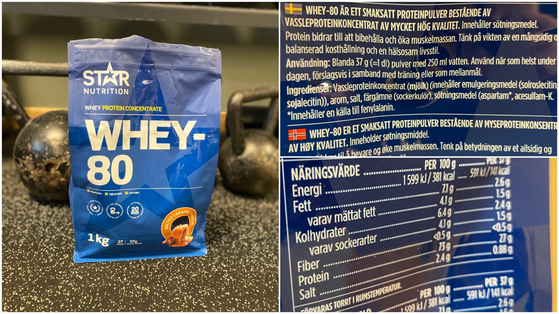 Star Nutrition Whey-80 Salted Caramel