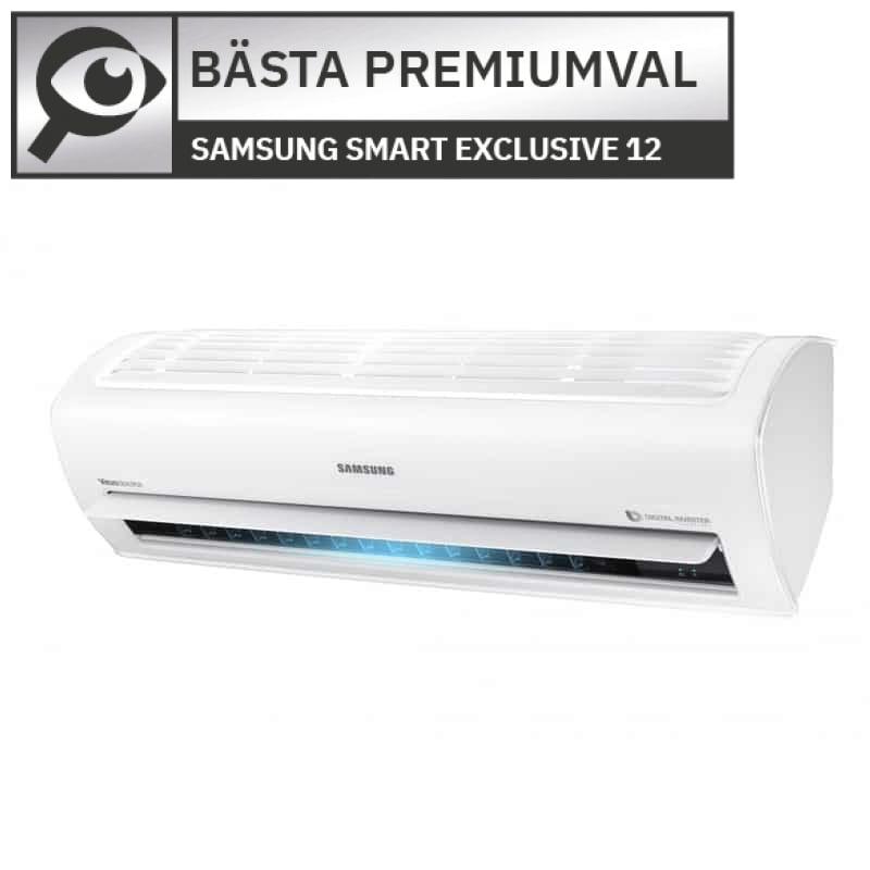 Samsung Smart Exclusive 12
- Bästa premiumluftvärmepump